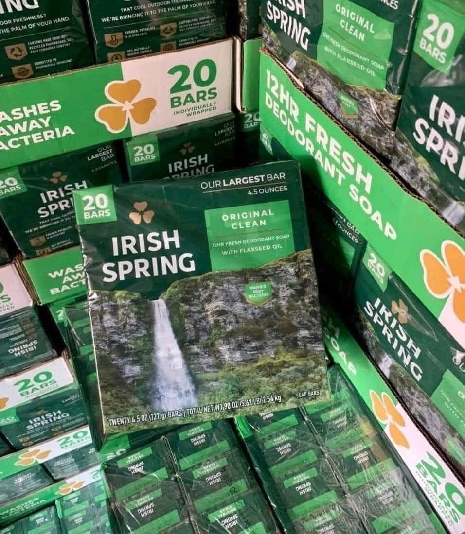 Xà bông cục IRISH SPRING deodorant soap 113g