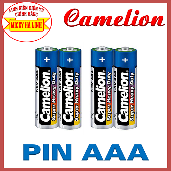 [HCM]Pin tiểu Camelion PIN Camerlion AAA (chọn pin tiểu AAA và pin đũa AAA) Pin 3A (sét nguyên hộp 40 Viên)