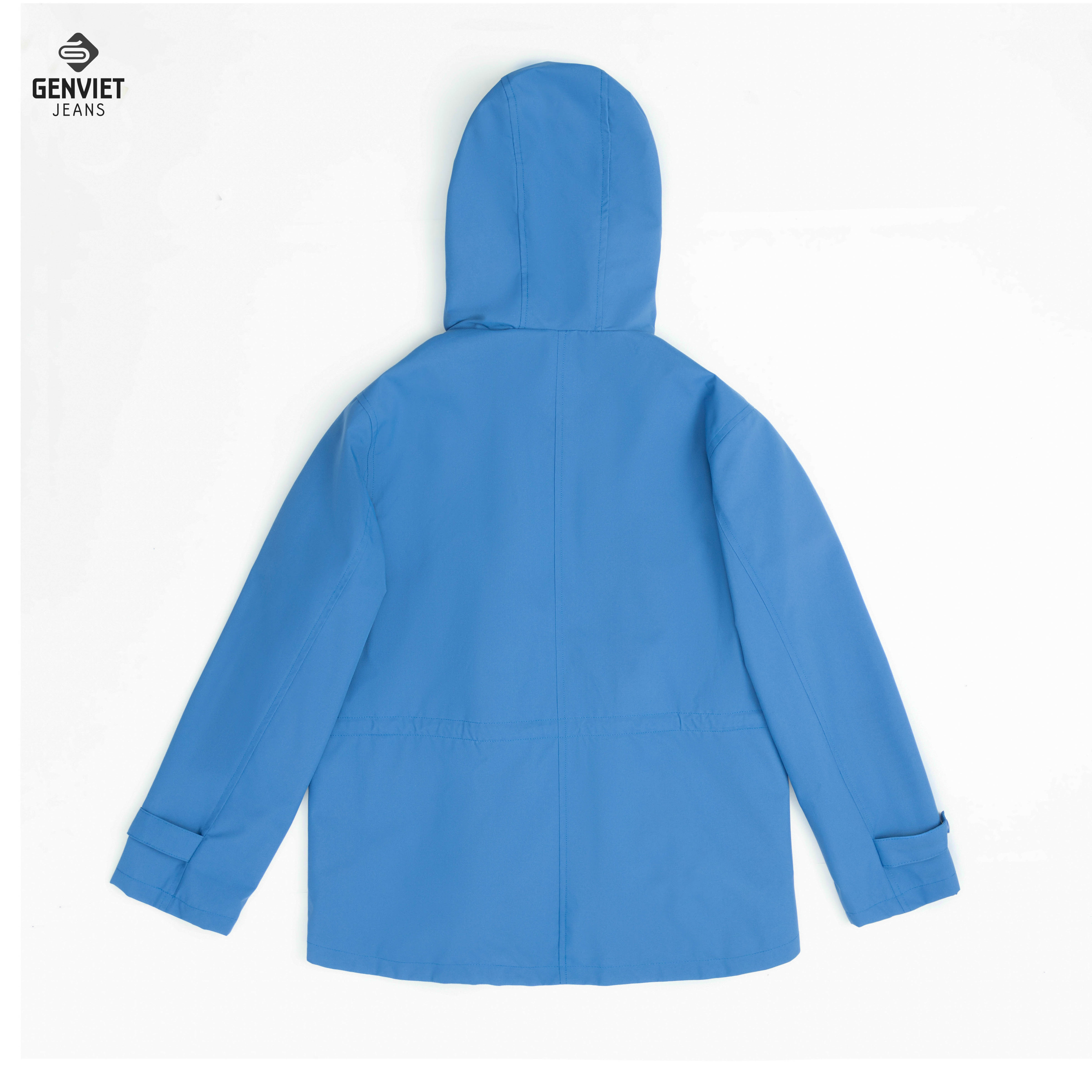 Áo Khoác Gió Parka Nữ GENVIET Cản Gió Cản Nước TK130G8024