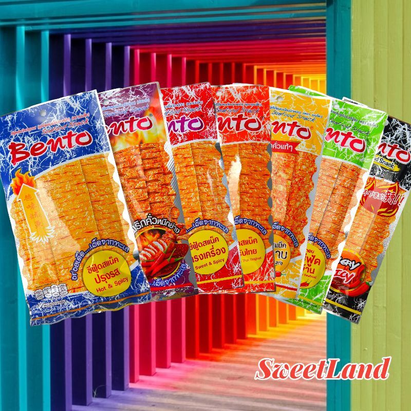 Combo 4 gói Snack mực Bento 4gr