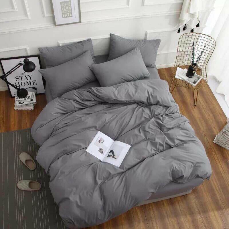Bộ CHĂN GA GỐI COTTON POLY Nhập Khẩu - Trơn