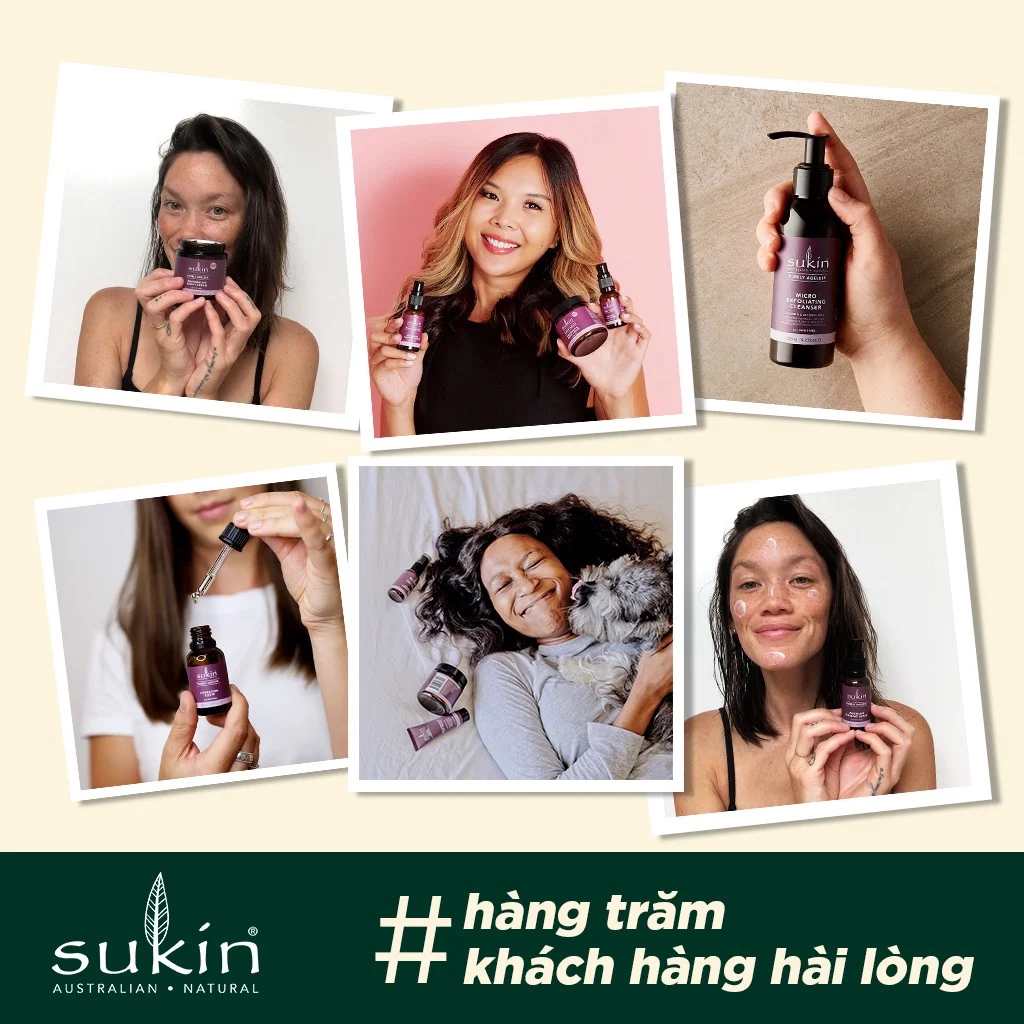 Tinh Chất Dưỡng Ẩm Giảm Nếp Nhăn Sukin Purely Ageless Hydration Elixir 25ml