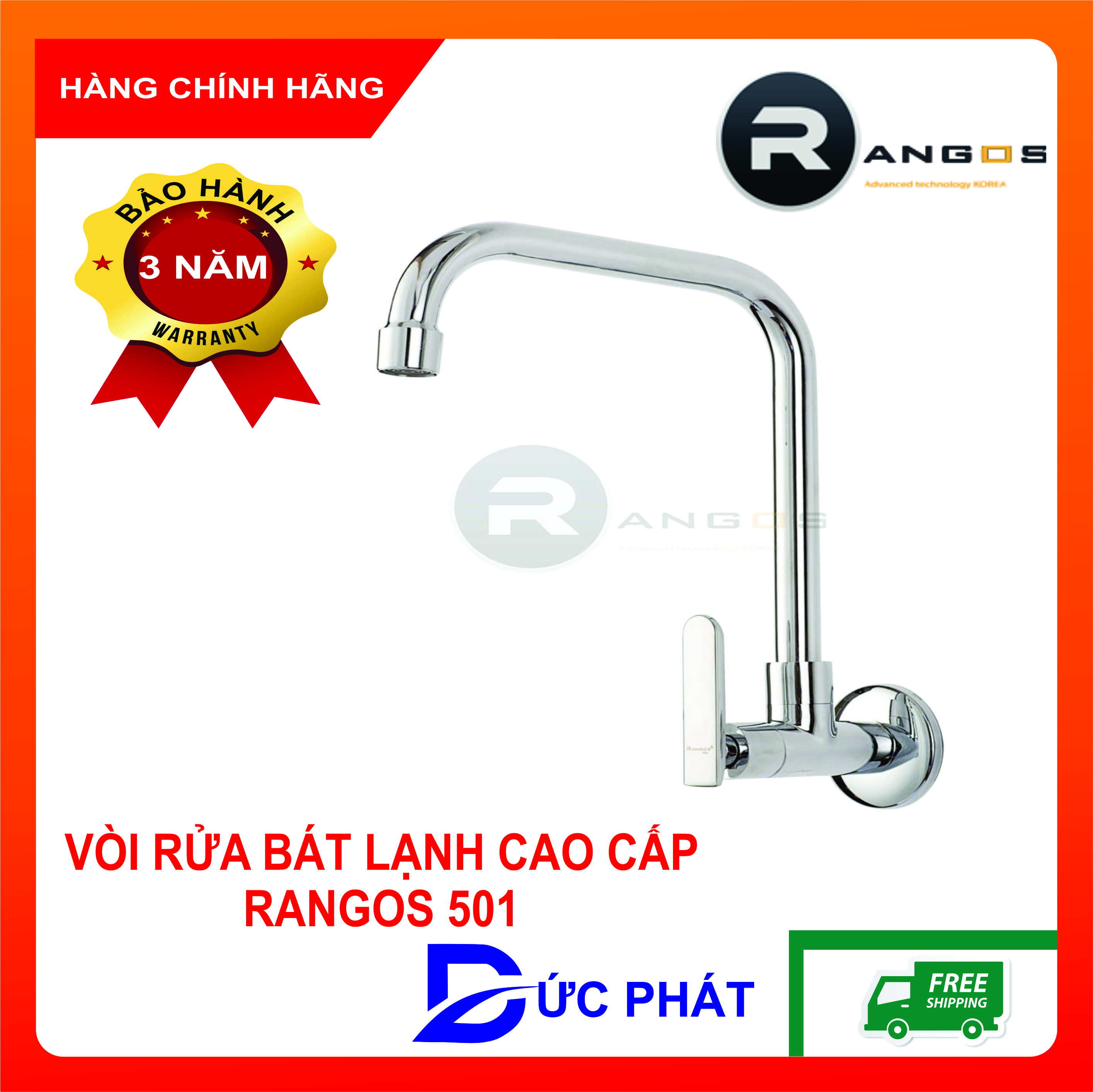Vòi rửa bát nước lạnh Rangos RG-501