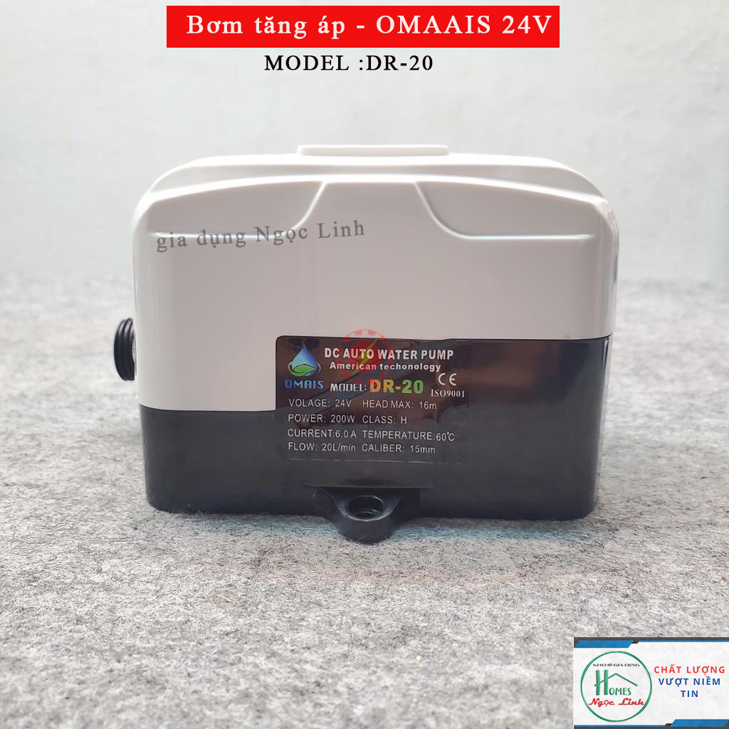 Bơm tăng áp vòi sen - OMAIS 24V DC DR-20