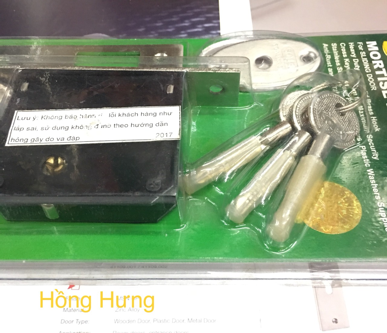 [HCM]KHÓA CỬA LÙA SOLEX 265SS CỬA GỖ NỘI THẤT