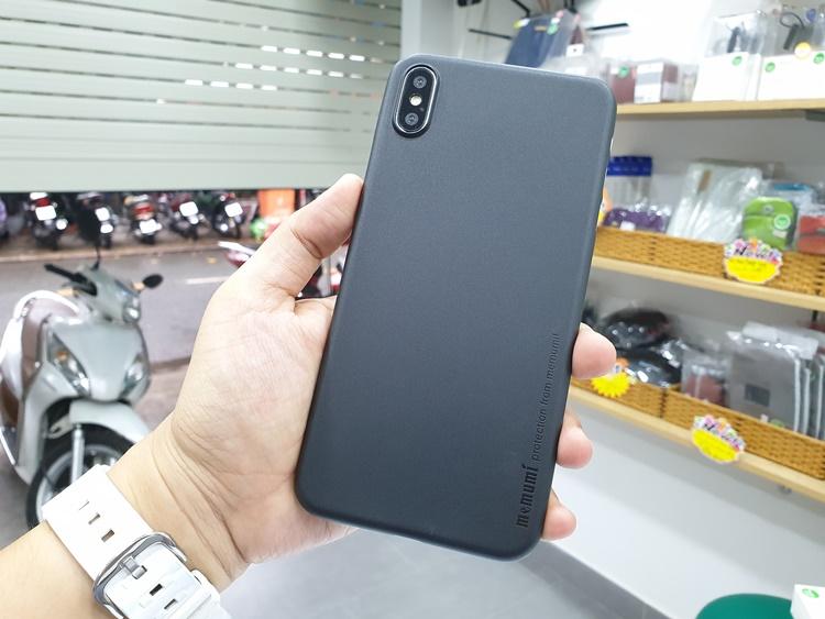 ỐP LƯNG MEMUMI MỎNG MỜ NHÁM  - IPHONE X / XS
