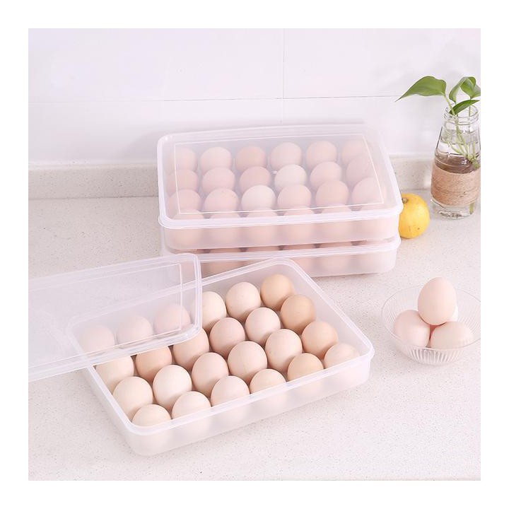 vỉ để trứng , hộp để trứng 1 tầng 24 ô tiện dụng cho gia đình việt