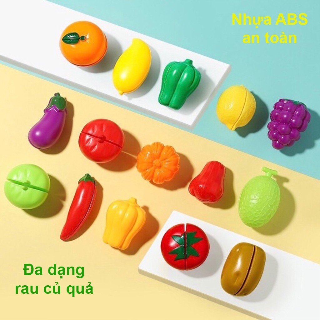 Bộ Đồ Chơi Cắt Hoa Quả Rau Củ Cho Bé