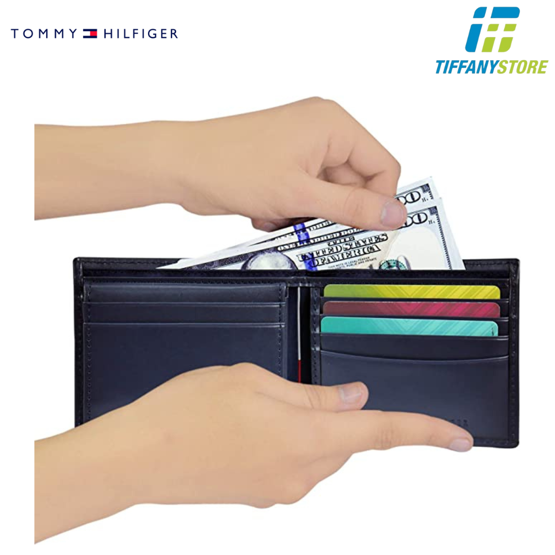 [HCM] Ví nam Tommy Hilfiger Mens Ranger Passcase 5673