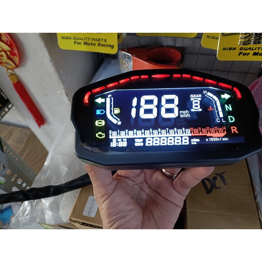Đồng hồ điện tử DUCATI chế gắn cho xe máy