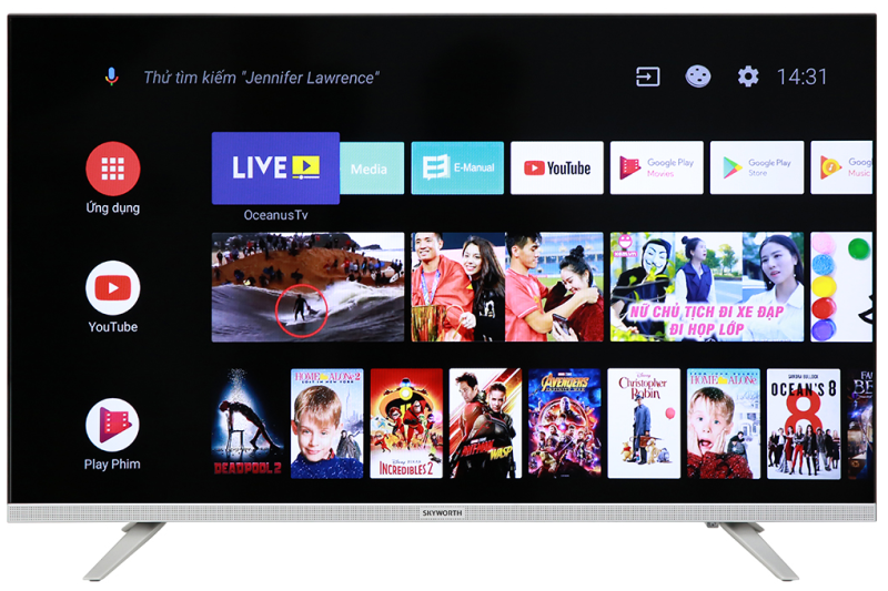 Bảng giá 32 inch 32E6 Skyworth Android TV