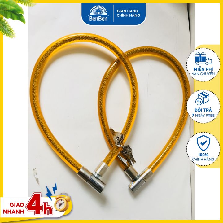 KHOÁ XE KHOÁ CỔNG (cáp to dày siêu an toàn)
