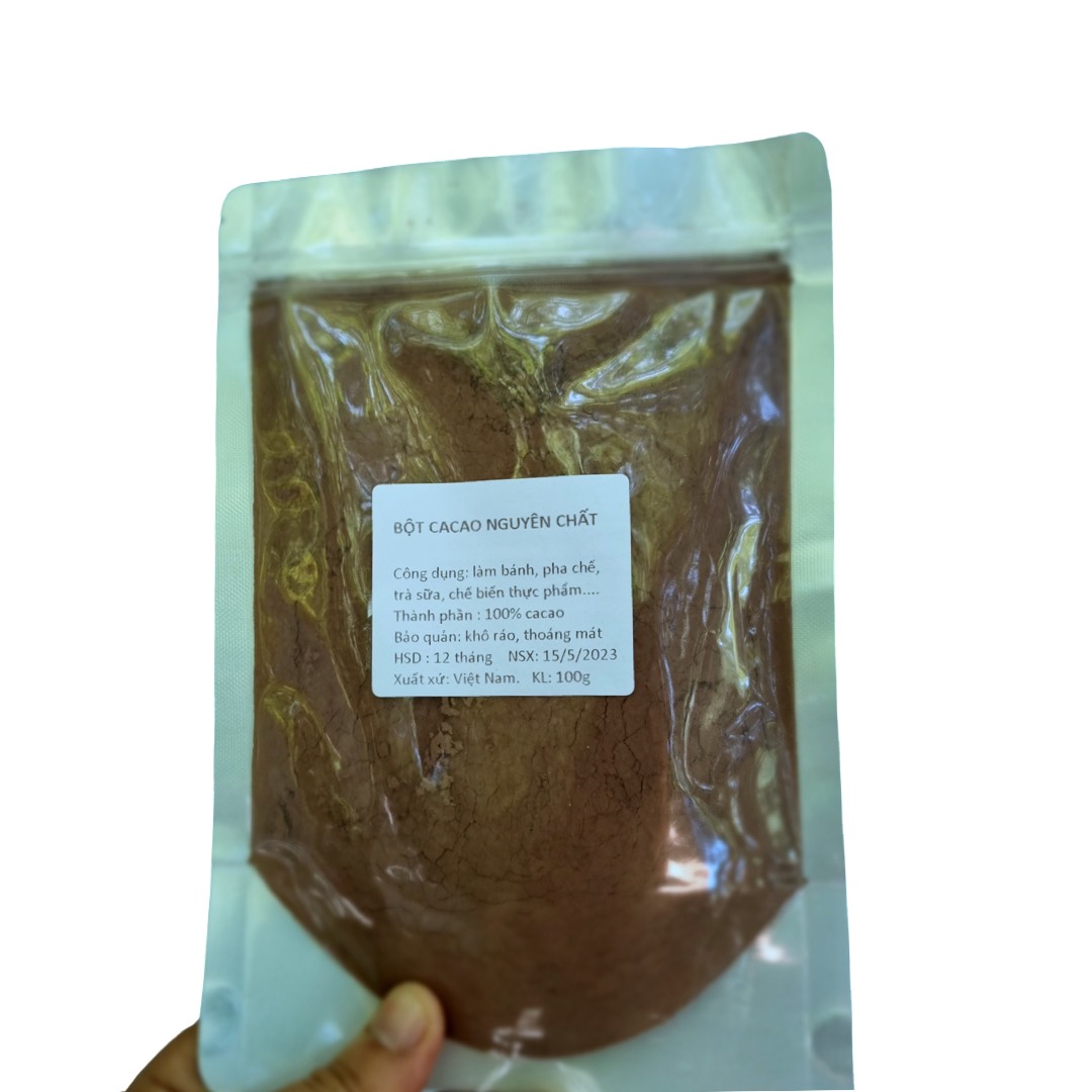 BỘT CACAO NGUYÊN CHẤT 50G/100G