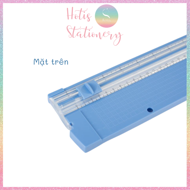 HOTIS 10 MÀU - Bàn cắt giấy mini A4 có thước gấp 27x8.5cm - Nhiều màu