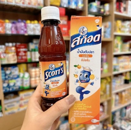 [CHÍNH HÃNG] Siro Con Cá SCOTT'S Thái Lan Giúp Ăn Ngon Và Hấp Thụ Chất Dinh Dưỡng