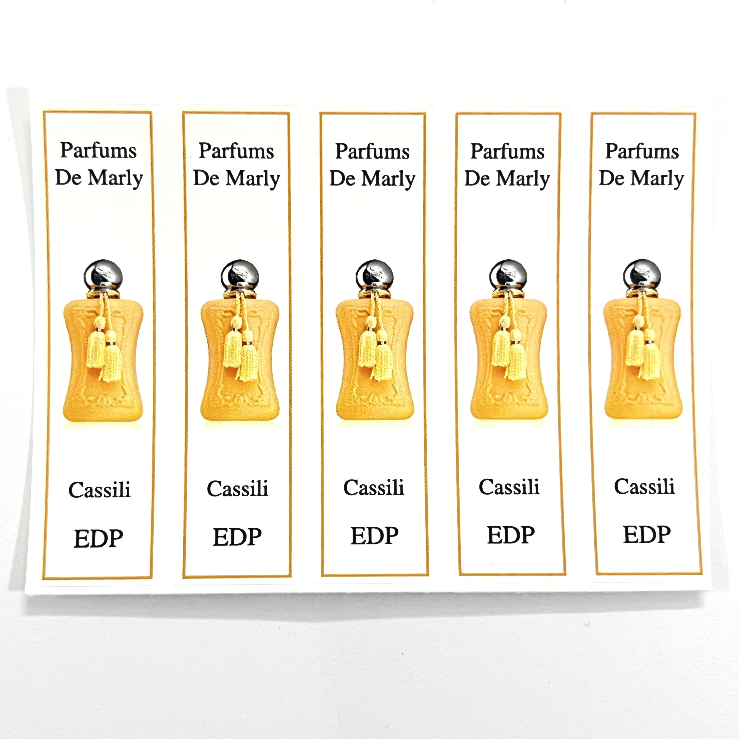[HCMC] combo 10 PCs Parfums de Marly perfume bottle sticker for full series dropper bottle