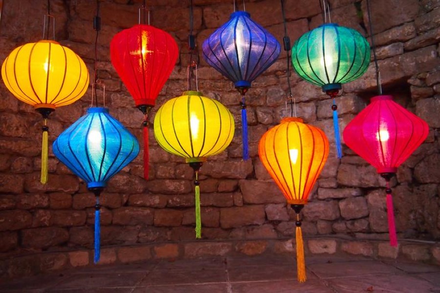 Hội An lanterns Size 25/35/45/55 cm - Waterdrop design