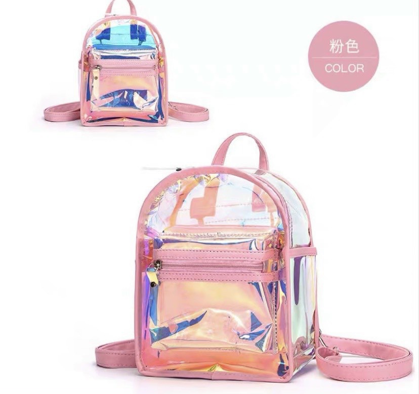 Balo trong suốt hologram mini