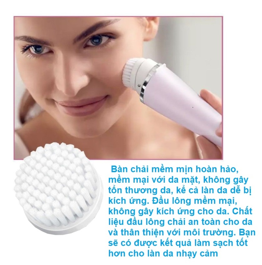 Máy rửa và massage mặt Philips VisaPure Advanced SC5340