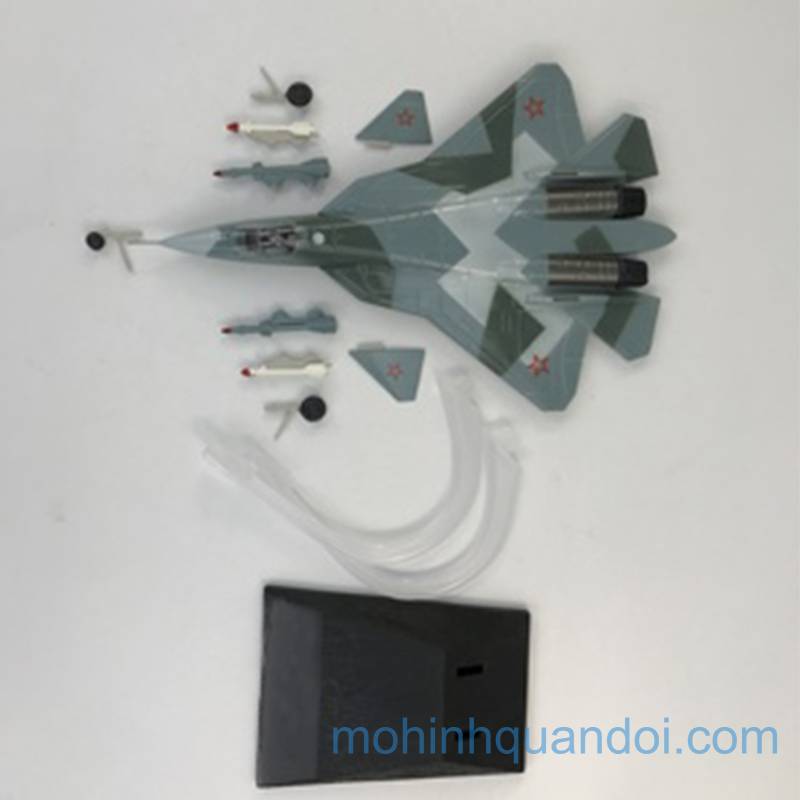 Mô Hình Tĩnh Su-57 Cờ KQVN Dài 32cm ABS