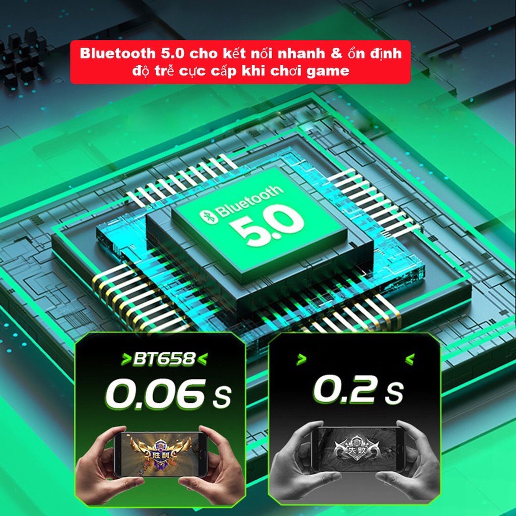 Tai Nghe Bluetooth Chơi Game không dây Gaming G11PRO 5.0 TWS, Bass mạnh mẽ, độ trễ cực thấp khi chơi game , pubg, Có Mic,Nhiều Màu