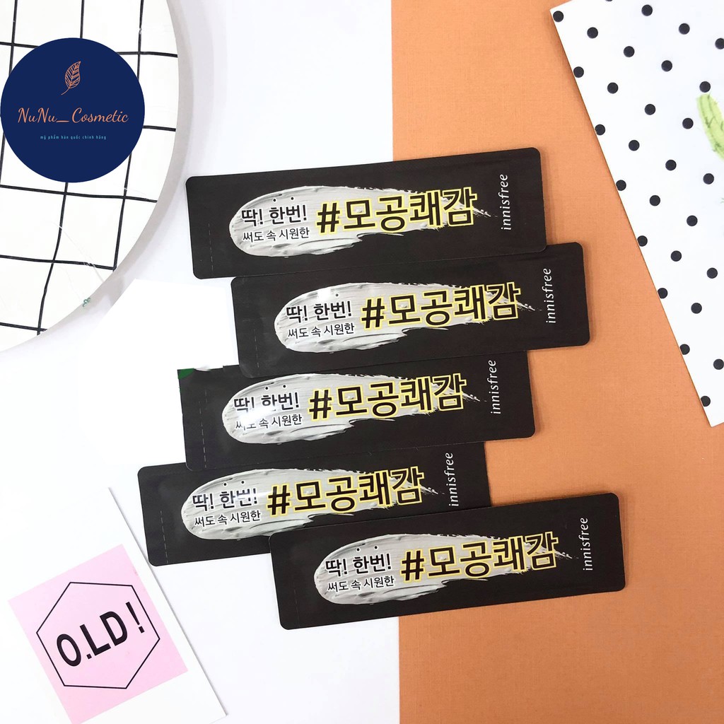 [HCM]Sample Mặt Nạ Tro Núi Lửa Innisfree Super Volcanic Pore Clay Mask 2X