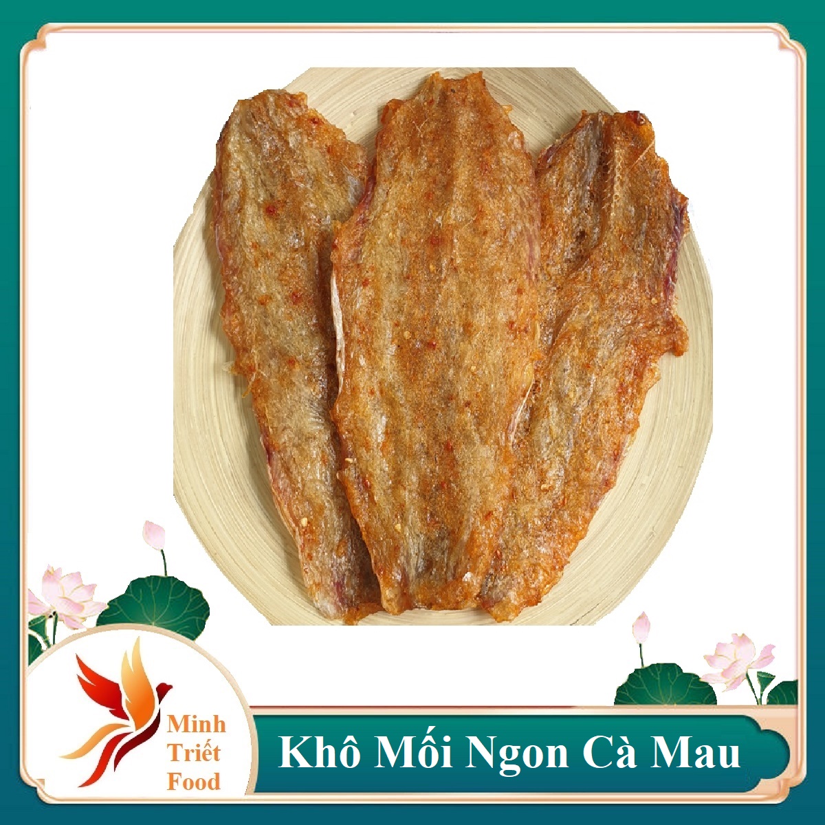 Khô cá mối Cà Mau rút xương tẩm gia vị cực ngon được làm từ những con cá còn tươi, kích thước to nhiều thịt