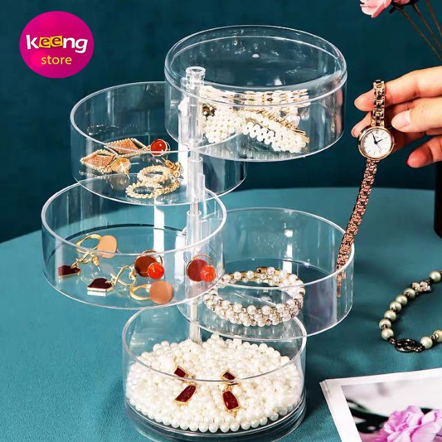 ⛔FREESHIP⛔ Hộp trang sức 4 tầng (LOẠI 4 TẦNG TRONG)