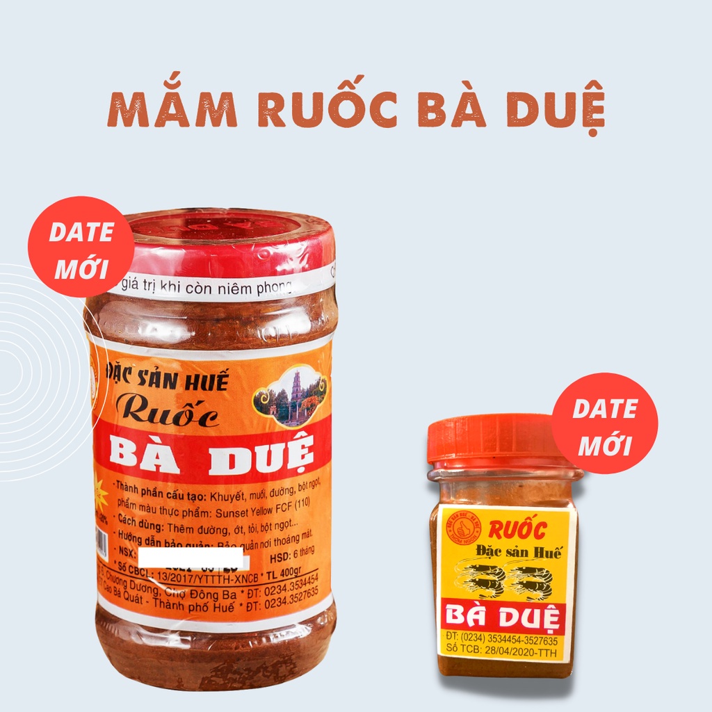 Mắm ruốc Huế Bà Duệ 400g