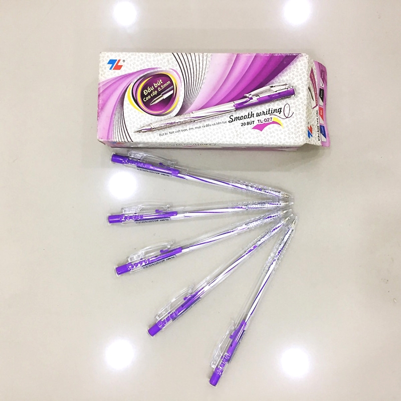 Hộp Bút Bi TL-027 - Mực Tím