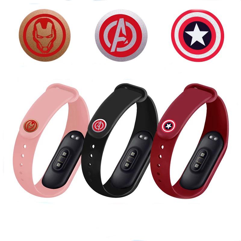 Combo 3 nút gài Avenger cho Xiaomi mi band 4 miband 3 miband 2