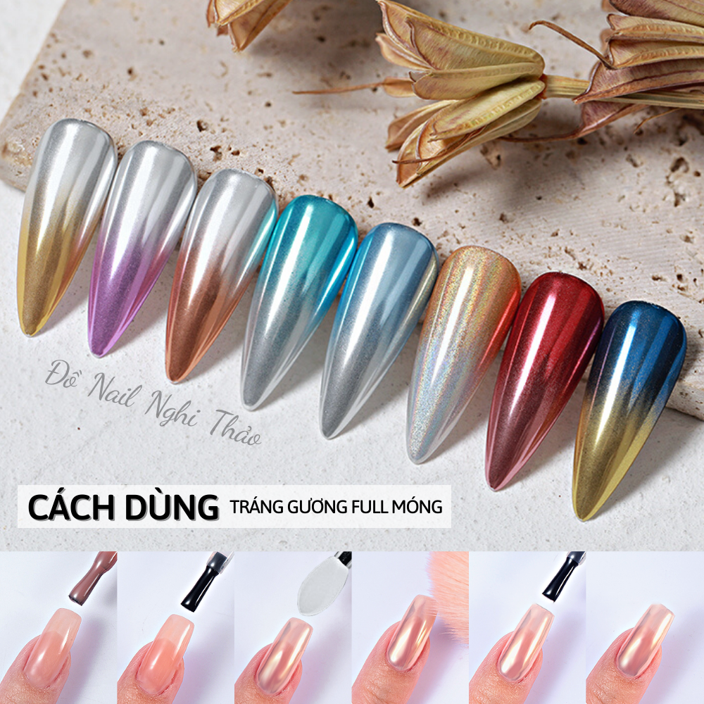 Cọ chà tráng gương silicon nail
