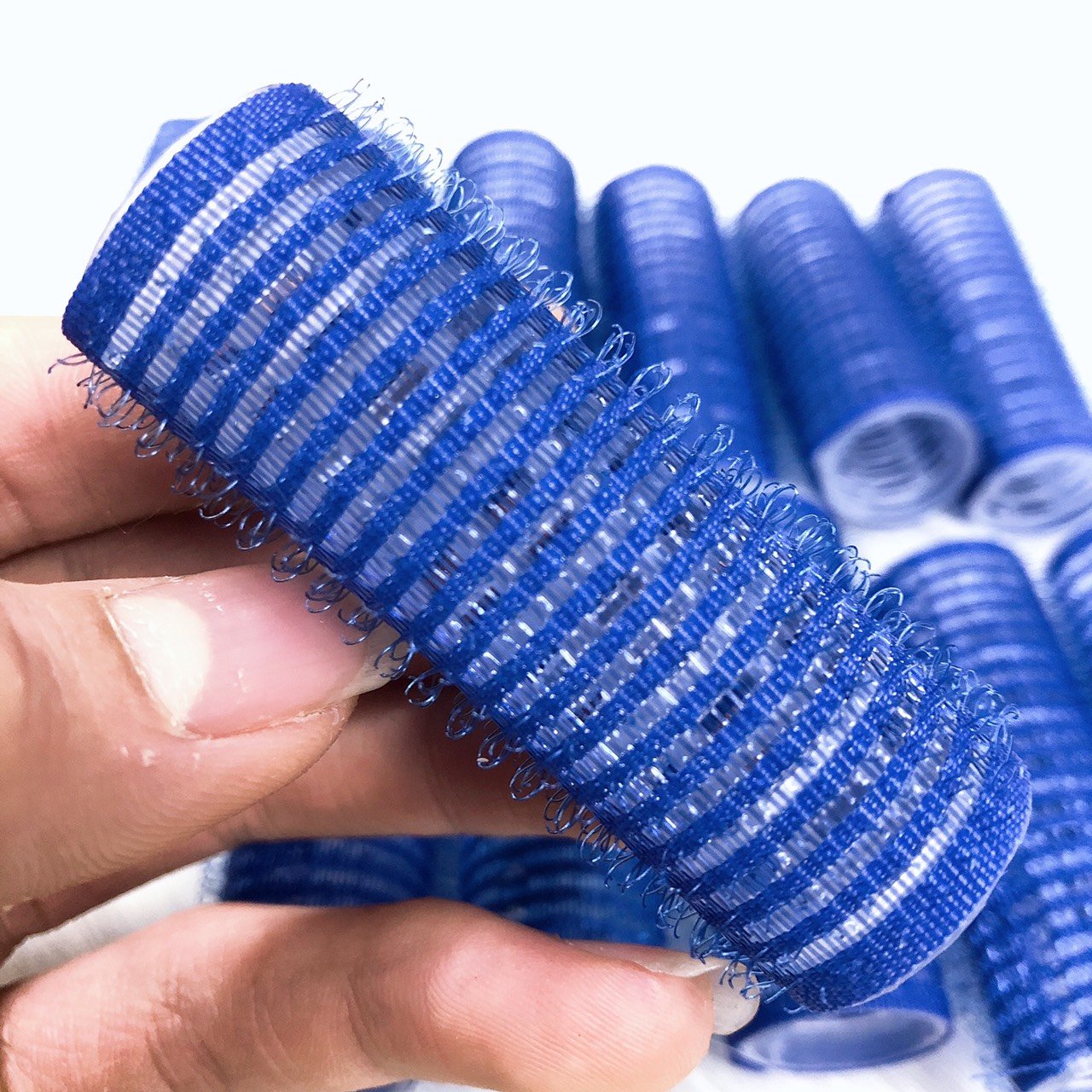 Bộ 12 lô dính tóc size nhỏ 12cm, lô tự dính hàn quốc