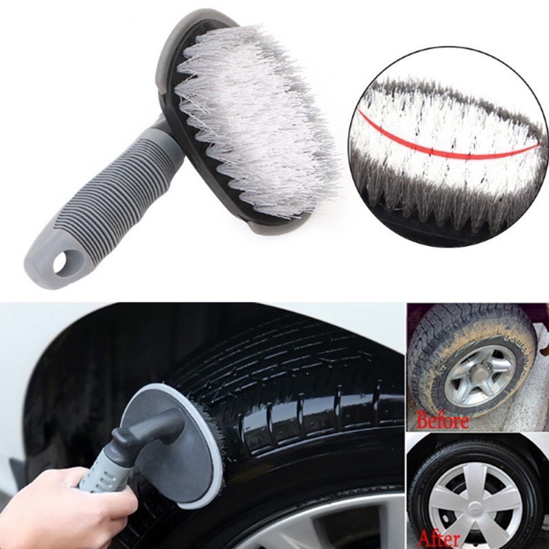 Bàn chải cọ rửa bánh xe, lốp xe hơi, xe ô tô