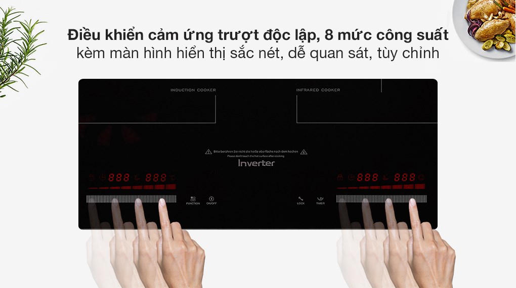 Bếp từ hồng ngoại lắp âm Junger SIS-66