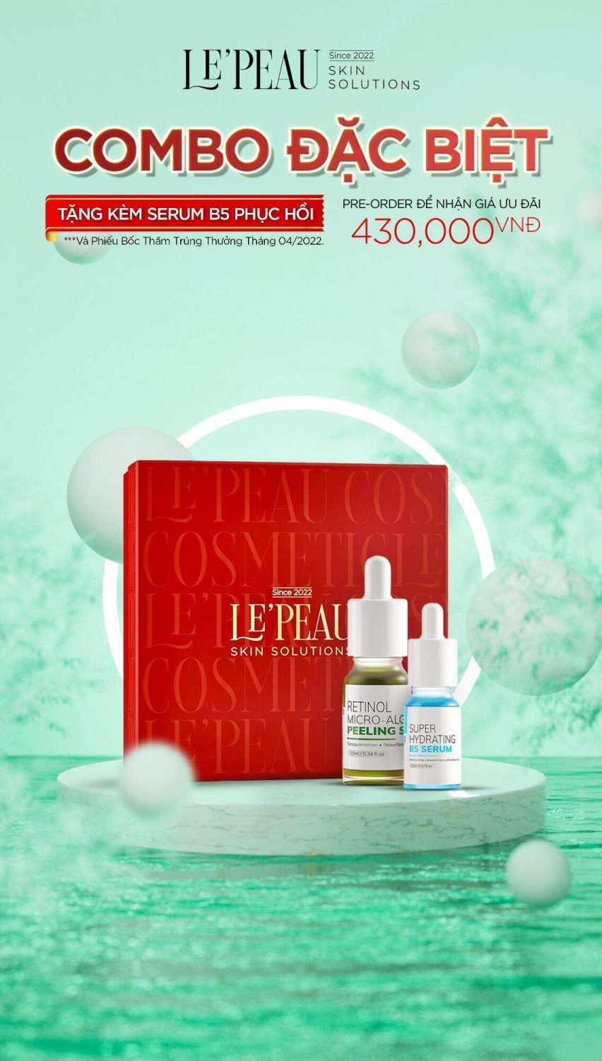 Peel Da vi tảo 7 ngày đẹp (1  bo)