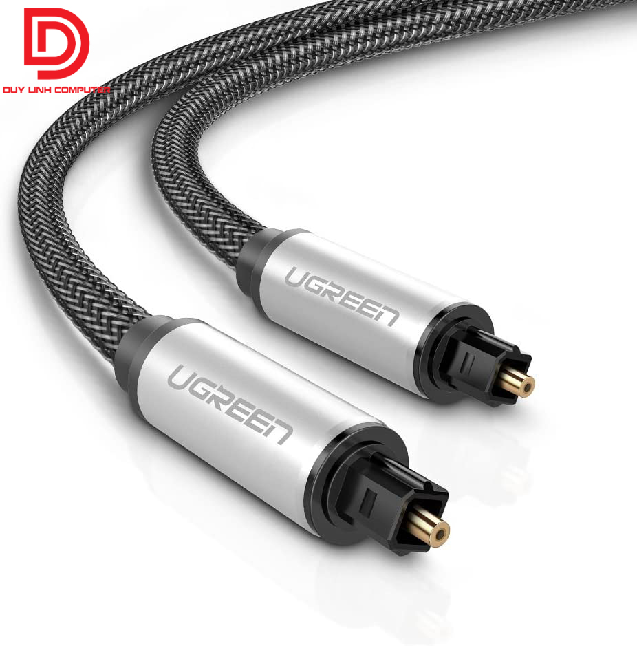 Cáp audio quang (Toslink, Optical) 1M Ugreen 10539 vỏ nhôm