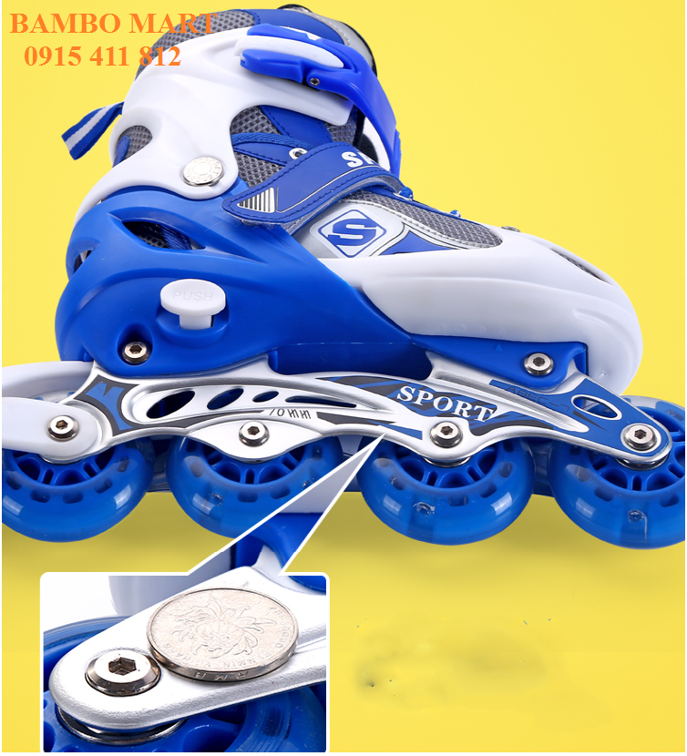 Giầy trượt patin Abec 7 đèn trước