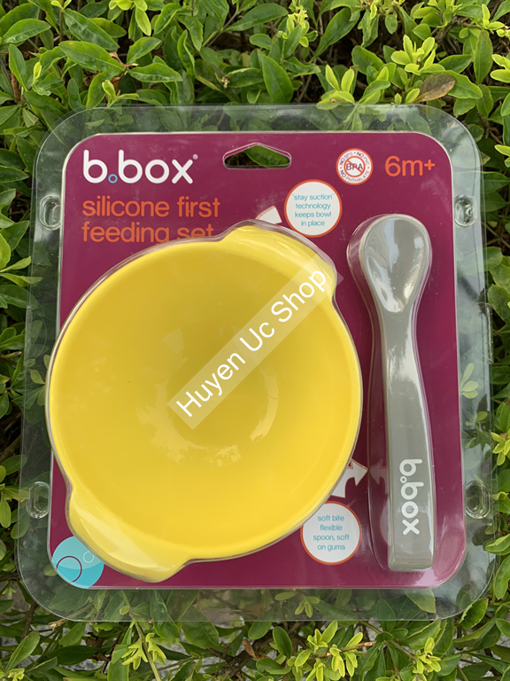 Bát tập ăn dặm chống đổ cho bé bằng Silicon BBox hàng Úc