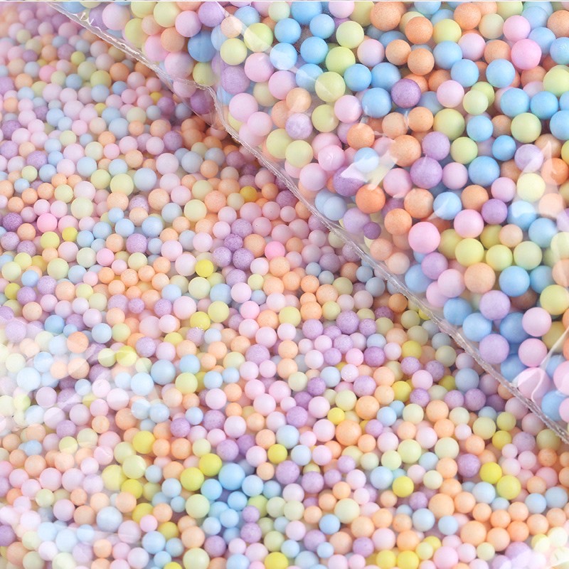 Hạt Xốp Mini Pastel / Hạt PomPom Nhiều Màu Sắc Trang Trí