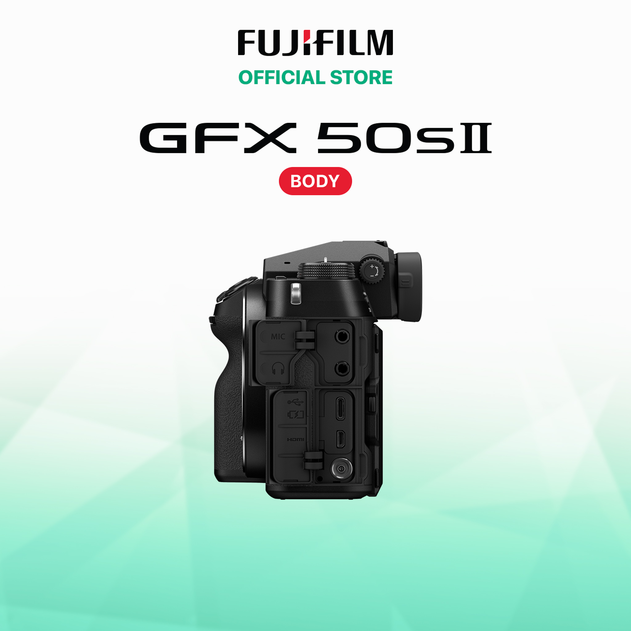 [Trả góp 0%]Máy ảnh kỹ thuật số Fujifilm GFX50S II