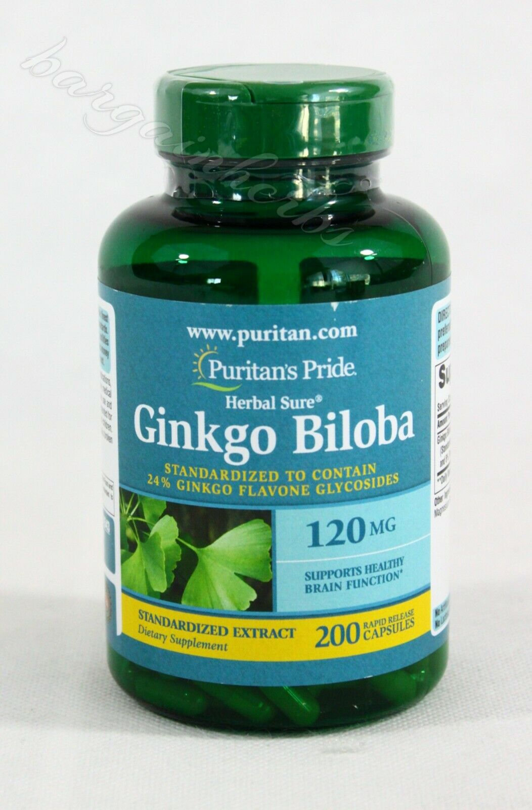 Ginkgo Biloba 120 mg lọ 100 viên chính hãng Puritan's Pride (HSD 06/2025)