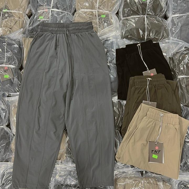 (BIG SIZE) Quần Baggy Gió Thun Siêu Nhẹ Co Giãn 4 Chiều