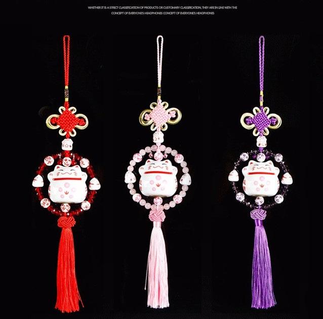 Mèo MANEKI NEKO, Mèo May Mắn, Trang Trí