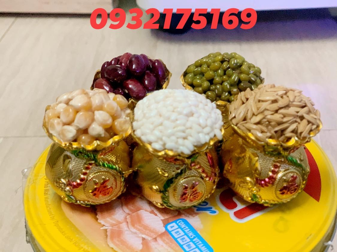 Combo 5 túi vàng Ngũ Đậu chiêu tài
