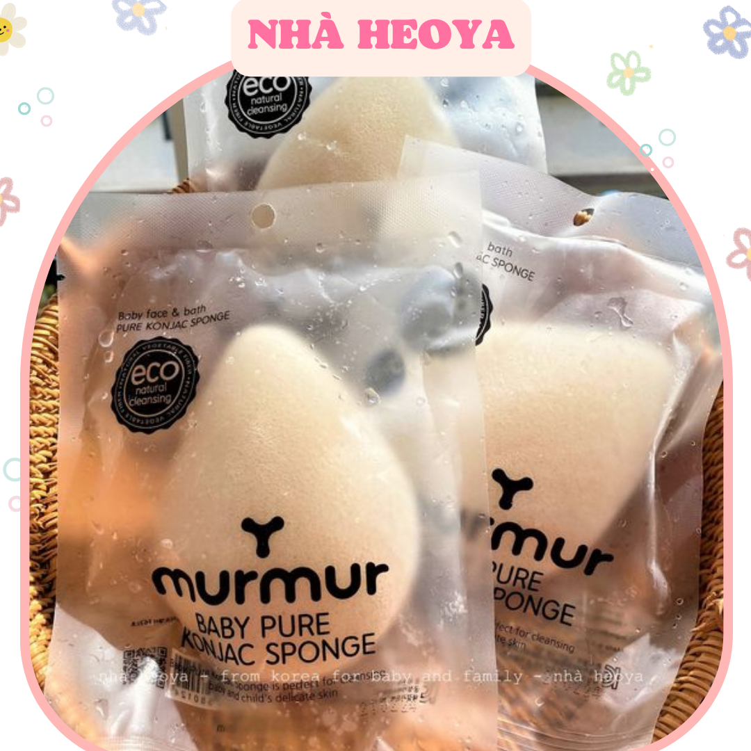 BÔNG TẮM HỮU CƠ MURMUR ORGANIC MADE IN KOREA