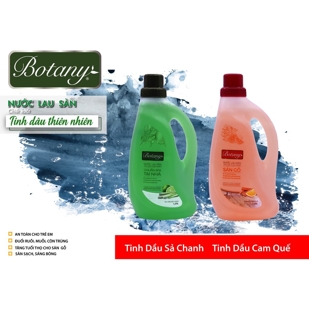 Nước lau sàn quế cam Botany