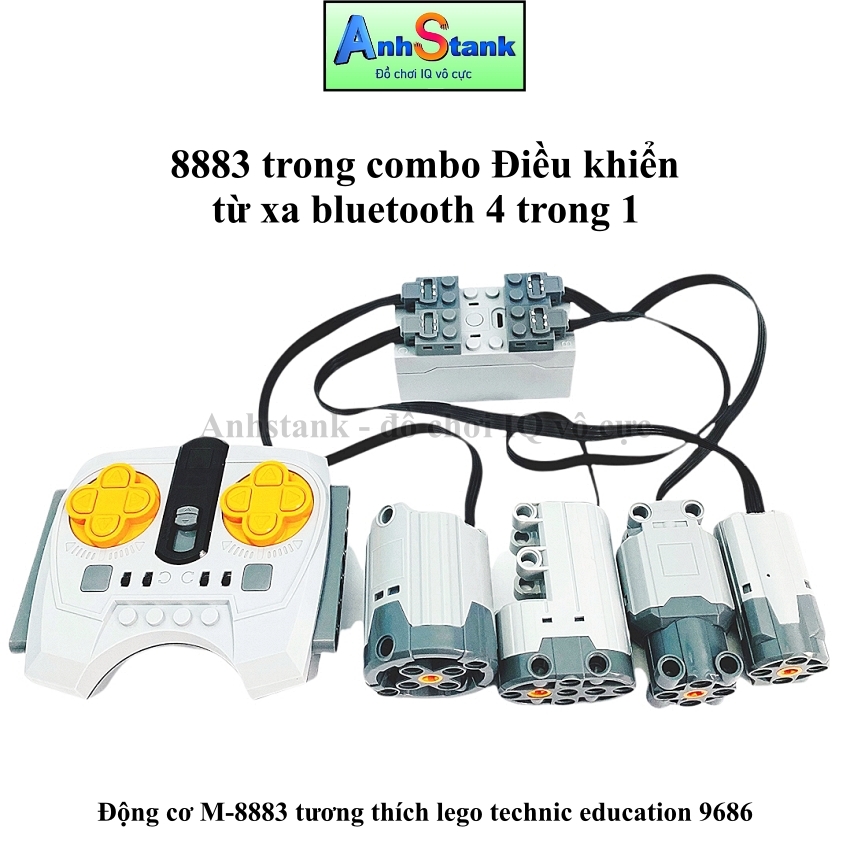[Hoàn tiền 10%]Mô hình lắp ráp Motor Cỡ M 8883 Tương Thích  9686-Education-technic