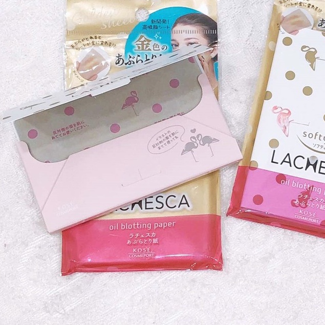 Giấy Thấm Dầu Kose Softymo Lachesca Nhật Bản 60 miếng