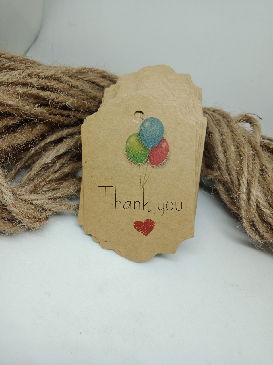 100 tag giấy kraft